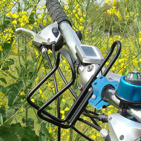 Bike Bottle Holder for Bicycle Motorcycle Handlebar Mount Drink Holder (Blue)
