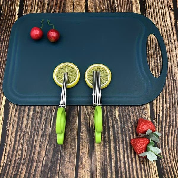 3-Layer Stainless Steel Kitchen Shears, Multifunctional Onion and Herb Cutter