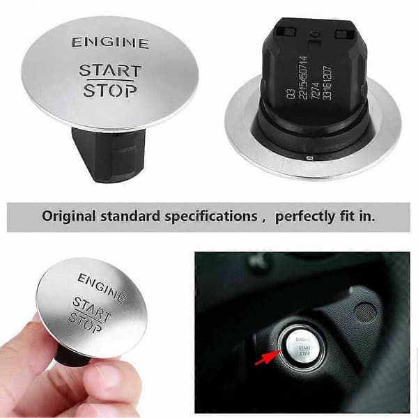 Keyless Go Start Stop -painike Mercedes Benziin 2215450714