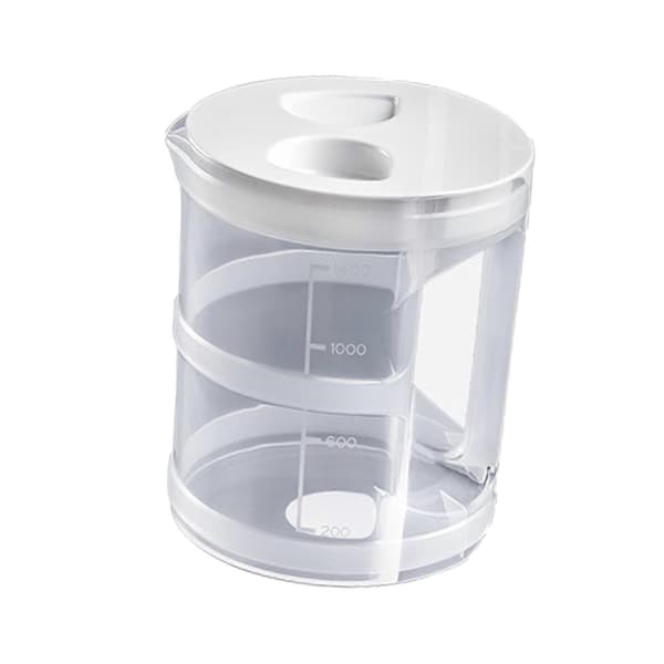 Water Pitcher for Refrigerator Door with Handle and Lid, Perfect for Making Tea and Juice