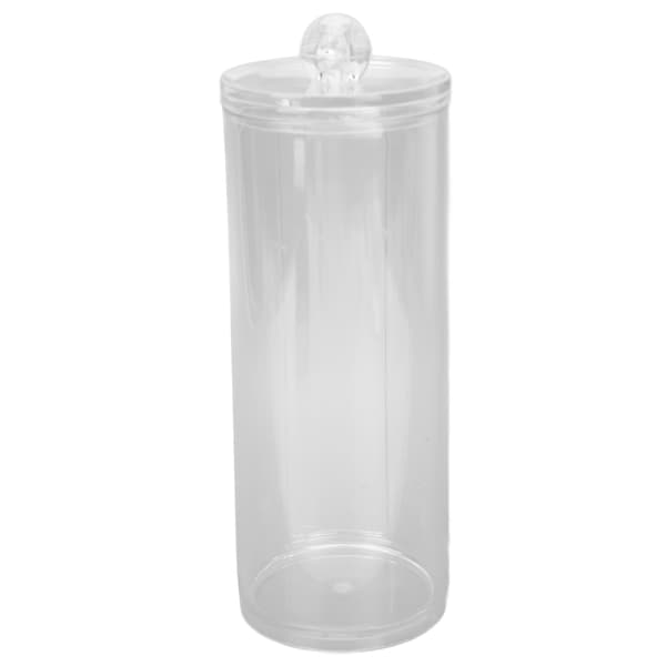 Bomullspads Dispenser Beholder Transparent Bomullspads Organizer Sminke Bomullspads Holder