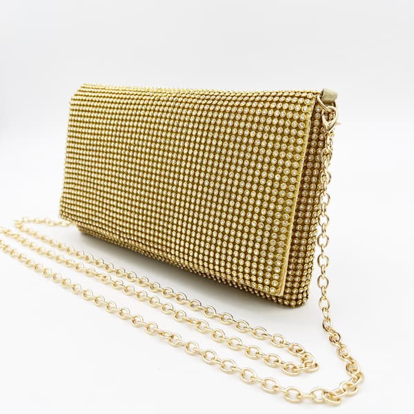 20*12*2cm Bling Bling Rhinestone Aftenhåndtaske til Bryllup, Bal, Fest