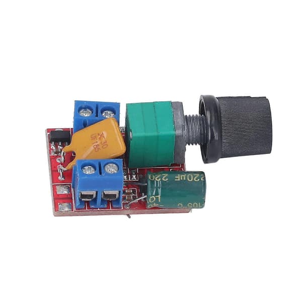 Motor Speed Controller PWM Regulator Self-Resetting Fuse 1% to 100% Duty Cycle LED Dimmer Control Board