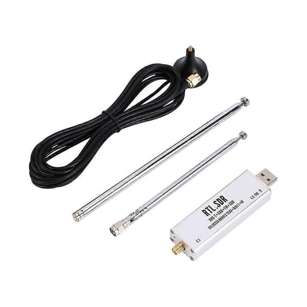 RTL SDR-mottaker V3 RTL2832U 0.1MHz-1.7GHz TCXO SMA-mottaker med antenne