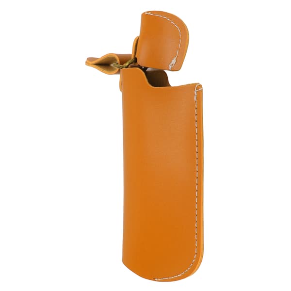 Rustic Leather Lighter Protective Case Handmade Leather Lighter Protective Case for Outdoor Camping Caramel-FA-