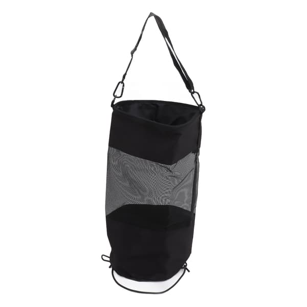 Boat Trash Bag Cylindrical Large Capacity Leakproof Foldable Boat Waste Container for Home Camping Car
