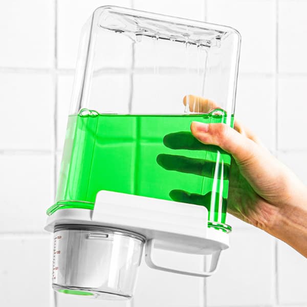 Vaskepulver oppbevaringstank Forsegling Vaskepulver dispenser med håndtak Medium