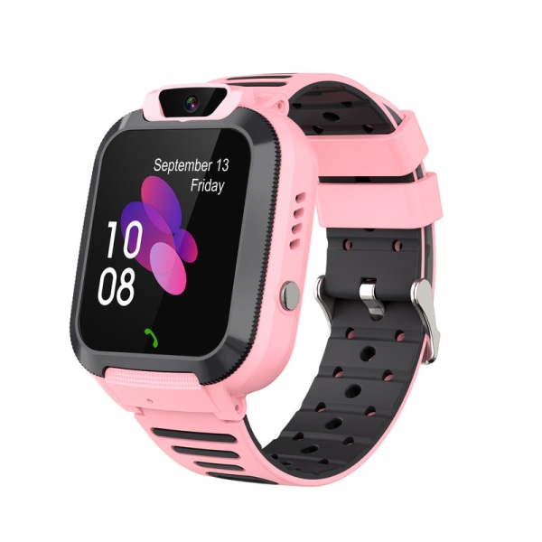 Barns smart watch, barns GPS smart watch vattentät pink