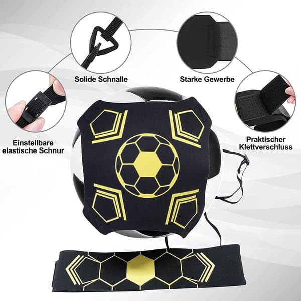 Solo Soccer Trainer, Soccer Kick Training Belt, Training Set for Kids