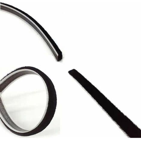 Black Non-Stick Seal for Sliding Doors and Windows, 96 x 3 cm (FMY)