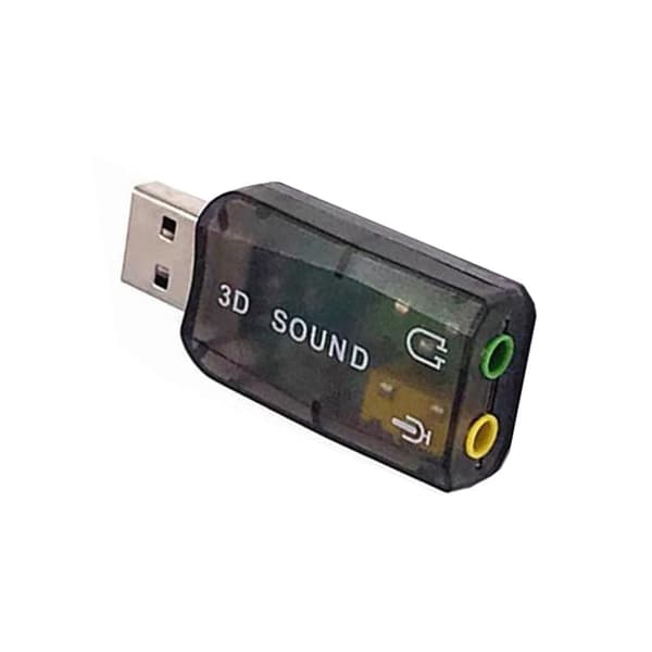 3 stk. virtuelt 5.1-kanals lydspor uden driverkort til CM108 USB2.0 3D -