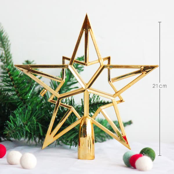Juletræstopstjerne Juletræsdekoration Xmas Dimensiona