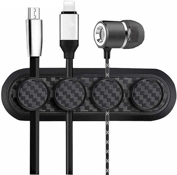 Magnetisk Bil Skrivebordsorganisator Kontor Hjem Kabelclips, Selvklæbende Holderclips Multifunktionel Holdbar til
