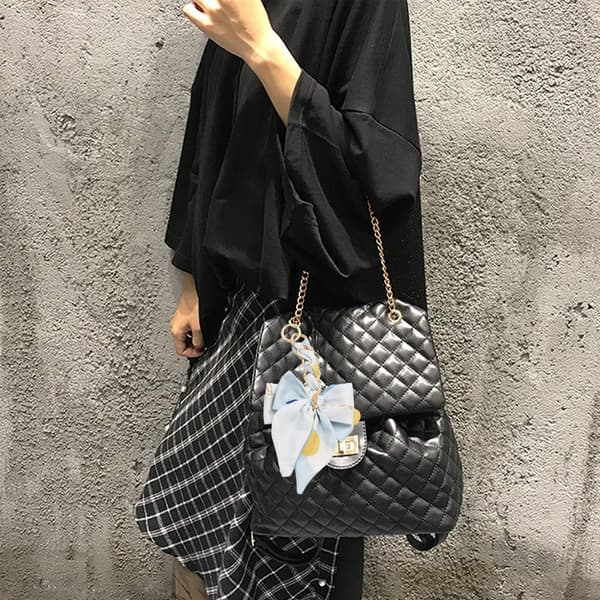 Bag Strap Extender, Bow Knot Bag Extension Chain, Bag Chain Extender for Handbags Shoulder Bag