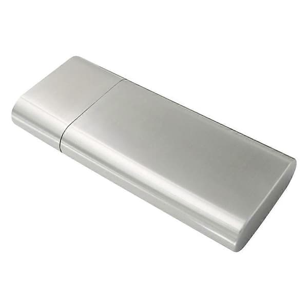 Sigarfutteral Sigarrør Sigaroppbevaring Børstet Finish 17,3x7x2,6cm For Menn Entusiaster Gaver 1Sett