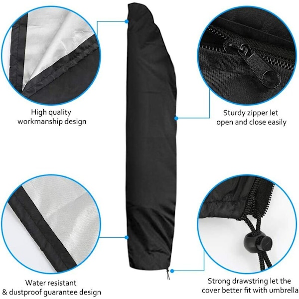 210D Oxford-tyg dammsäkert skydd (265 cm skydd)