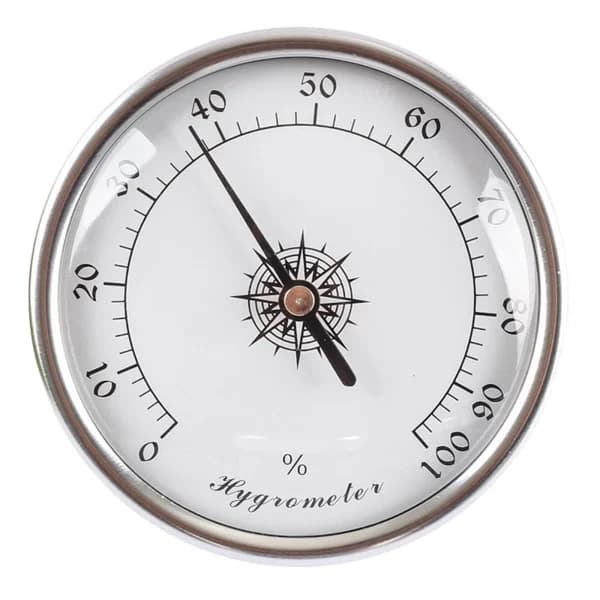 Väggmonterad Termometer Hygrometer Barometer Inomhus Hushållstermometer för Hem Vägg Rum Inkubator för Tank Silver - 2