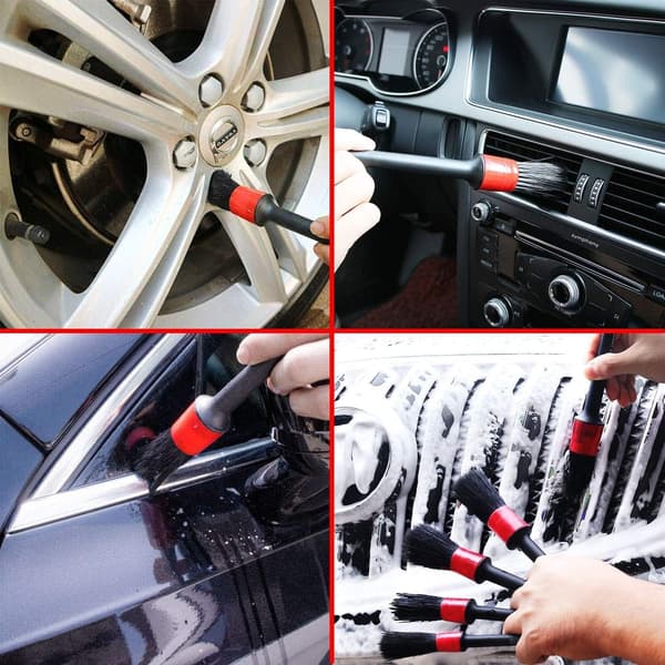 5 stk. Auto Bil Detailing Børste, Detailing Børste, Auto Detailing Børste