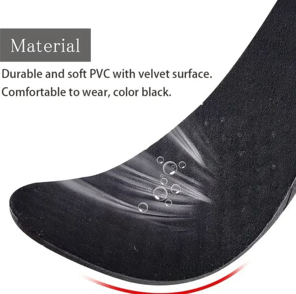 Hælløftende indlægssåler - Hælløftere - Unisex - Hælbeskyttelse - Indlægssål - 2 stk (3 - 9 cm) - (35 - 45 EU)