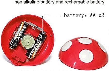 Mini Cute Table Vacuum Cleaner, Mushroom Shaped New Portable Corner Table Vacuum Cleaner Mini Cute Vacuum Cleaner (RED)