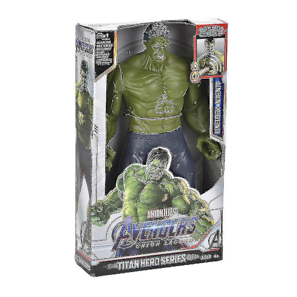 Avengers-sarjan 12 tuuman toimintahahmo supersankarin mallilelu ääni- ja valotehosteilla Hulk