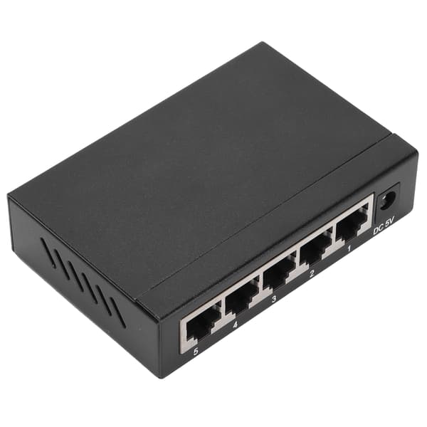 Ethernet Switch TBCS5005E 1000M 5 Port Self-Adjusting Splitter Desktop Computer Accessories 100-240V (AU Plug)