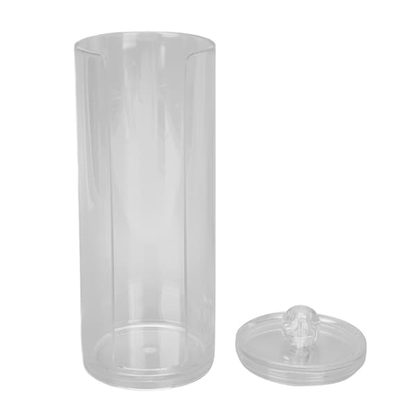 Bomuldsrondel Dispenser Beholder Transparent Bomuldsrondel Organizer Makeup Bomuldsrondel Holder