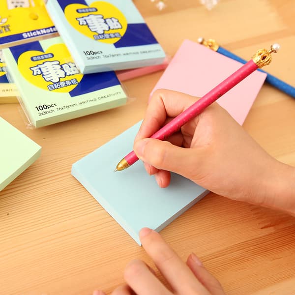 Post-it Notes 3x3 Inch Medium Size Smooth Writing Portable Wide Application Secure Adhesion No Ink Bleed Fun Post-it Notes Medium Pink