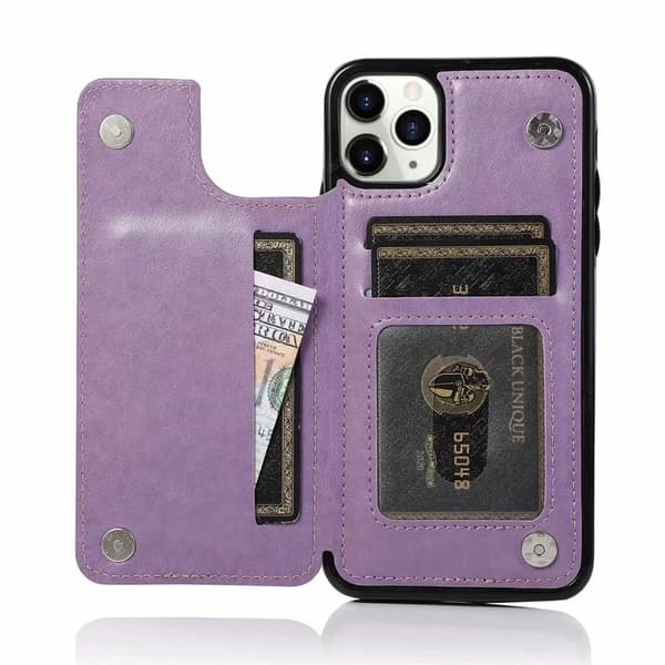 1 stk. Kompatibelt iPhone 11 Pung Etui med Kortlommer
