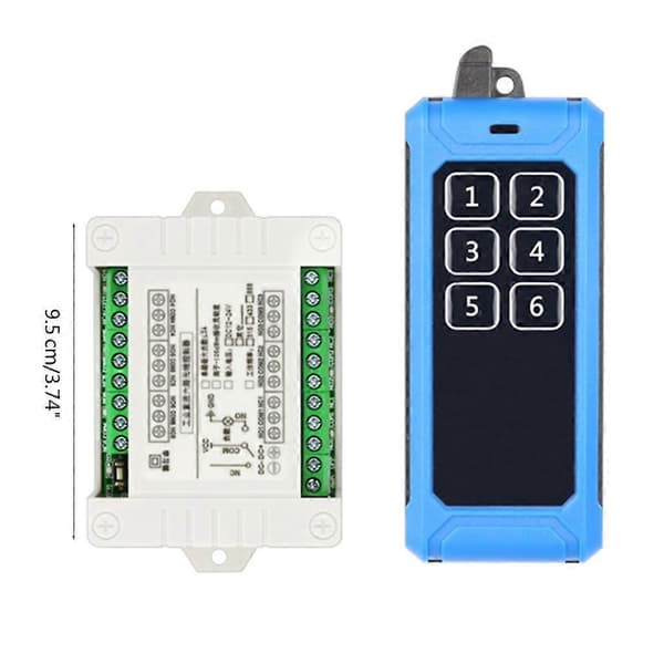 315Mhz 433Mhz 12V-36V 6-channel Relay Module Receiver Wireless Remote Control 315MHZ