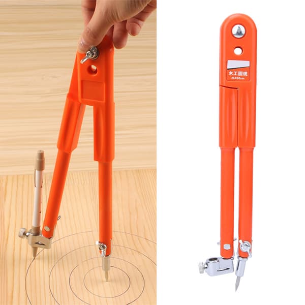 Woodworking Compass Multifunctional Circle Drawing Tool Industrial Circle Gauge 25x90cm