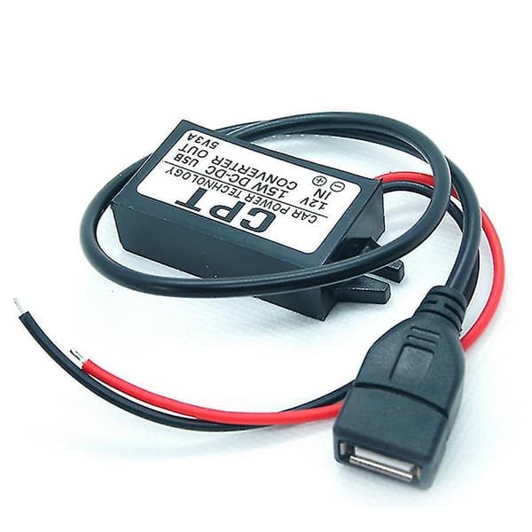 DC-DC Konvertermodul 12V Til 5V USB Udgang Strømadapter 3A 15W