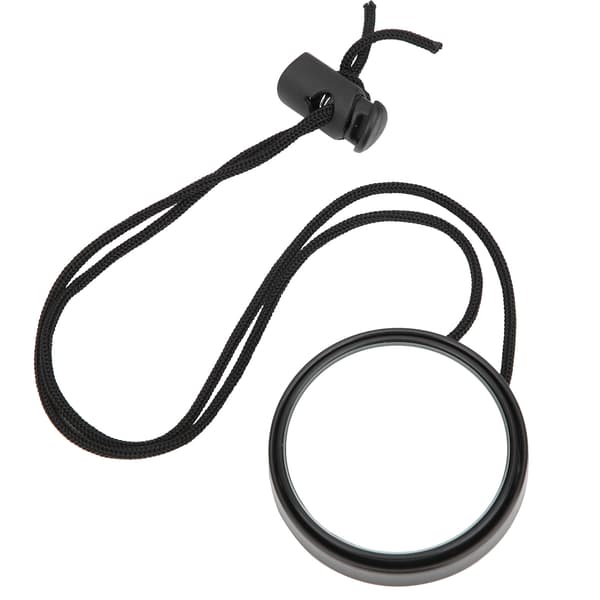 Dive Rearview Mirror 360 Degree Adjustable Rearview Mirror with Lanyard Diving Accessories Black