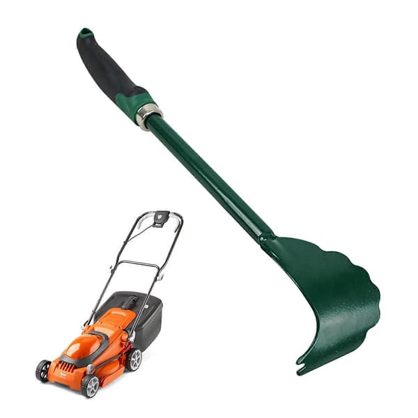 Mower Deck Scraper with Ergonomic Long Handle Lawn Mower Maintenance Cleaning Tool for Gardening Green Grön