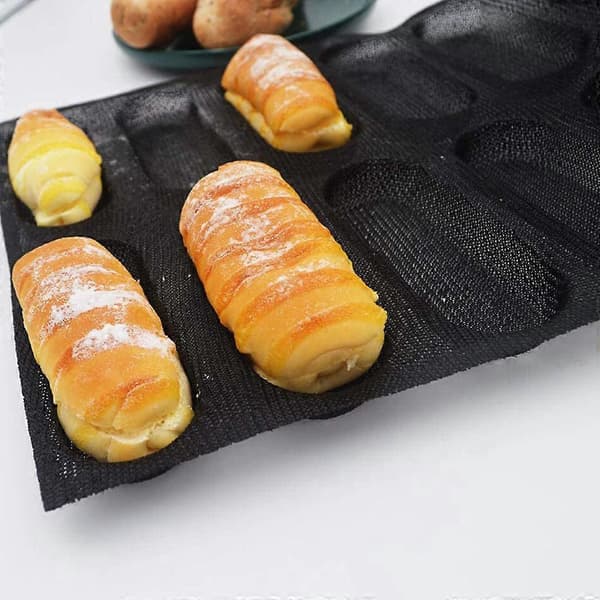 Silikon Brödformar Non-Stick Bakplåtar 16 Limpformar Bagare_tfrf