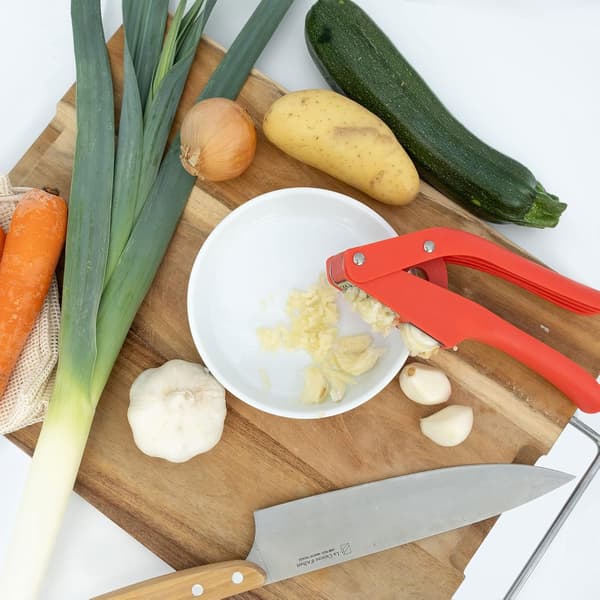 2 i 1 Hvidløgspresser, Let at Rengøre, Rustfrit Stål, Ingefær, G