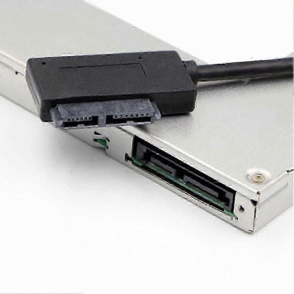 USB-adapter PC 6P+7P CD DVD SATA til USB 2.0-omformer Slimline Sata 13-pinners drivenhetskabel for PC bærbar PC