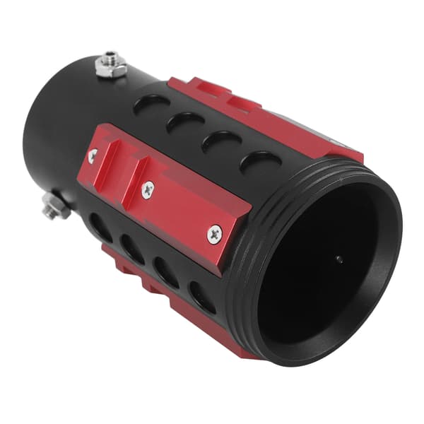 63 mm eksosrørhale lyddempende robust eksosrørhale for Wrangler for rør med 38 til 63 mm diameter, rød