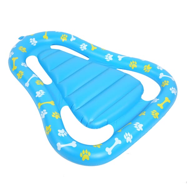 Pet Floating Row PVC Thicken Summer Dog Pool Float Inflatable Raft Pet Water Play Tool