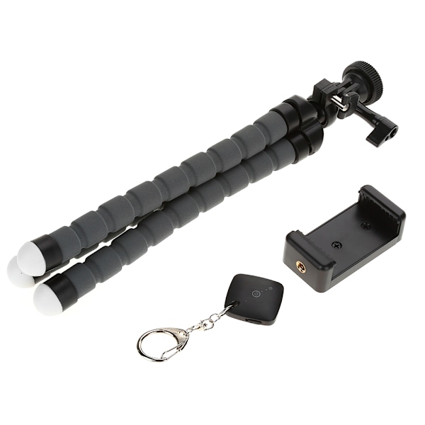 KingJoy KT-600S Mini Fleksibelt Kamerastativ Telefonklemme Bluetooth Fjernbetjening Tilbehør