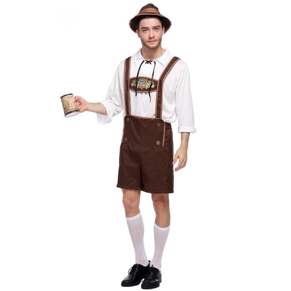 Herre Oktoberfestdragt - Størrelse XXL til Voksen