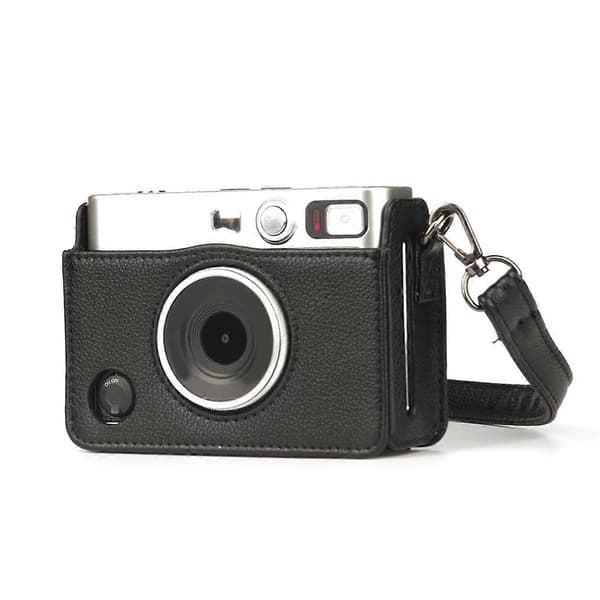 Retro Storage Bag for Mini Camera Protective Case Camera Accessories Black