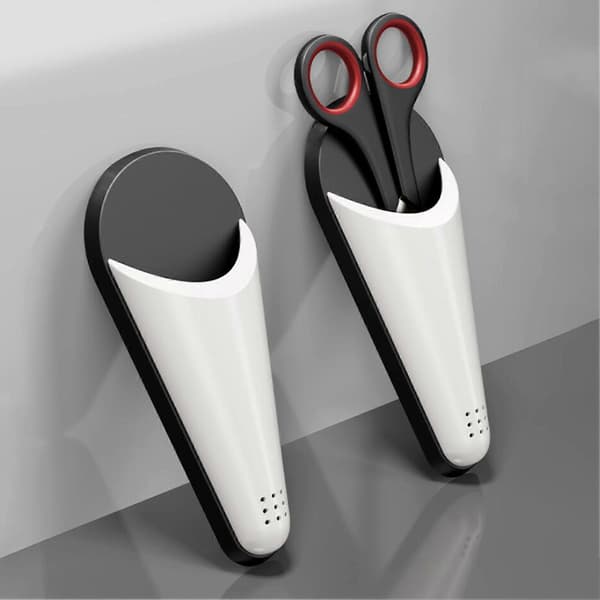 Magnetic Scissor Holder Removable Refrigerator Magnetic Scissor Storage Box for Home Kitchen