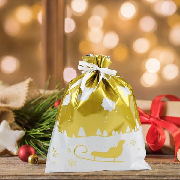 Vfedsrsge Julklapp Dragskopåsar, Julgodis Presentpåsar