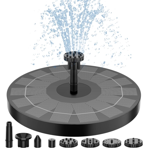 Solar Fountain 2021 uppgradering, AISITIN 2,5W 160mm