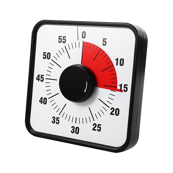 Vision Timer 60 Tidsinställning Stöd Ben Nedräkning Klocka Köks Timer För Klassrum Eller Möten