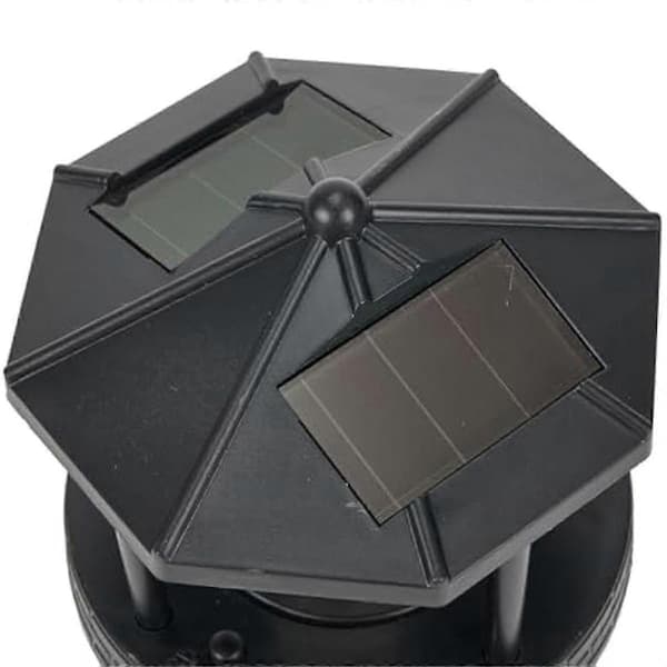 LED Solar Powered Lighthouse, 360 Degree Rotating Lamp LED Solar Powered Lighthouse Landscape Lighting Garden Lighting