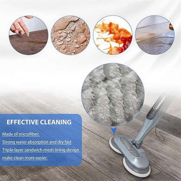 Cordless 9-in-1 Electric Cleaning Brush - Fast Charging, Multi-Surface with 6 Attachments, Handheld and Rechargeable Cleaning Tool