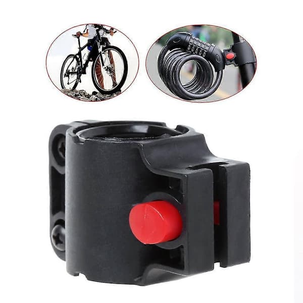 Bike Lock Holder Support Cable Lock Bicycle Frame U Lock Fixed C