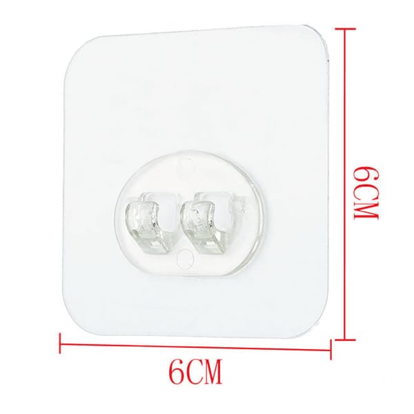 Strong Sticker Combination Pack Zipper Bag Transparent Frosted Bathroom Kitchen Shelf Patch (10pcs)